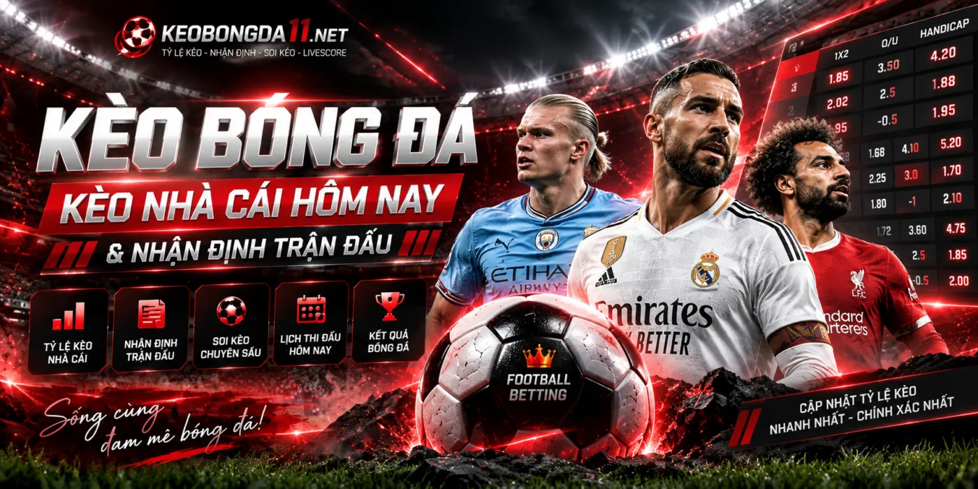 Kèo Bóng Đá – Kèo Nhà Cái Hôm Nay & Nhận Định Trận Đấu