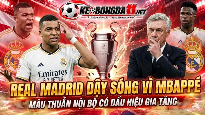 Kèo Real Madrid Day Song Vi Mbappe Mau Thuan Noi Bo Co Dau Hieu Gia Tang